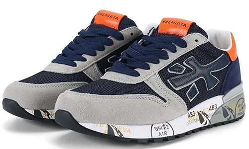 PREMIATA MICK 5890 синие с оранжевым 